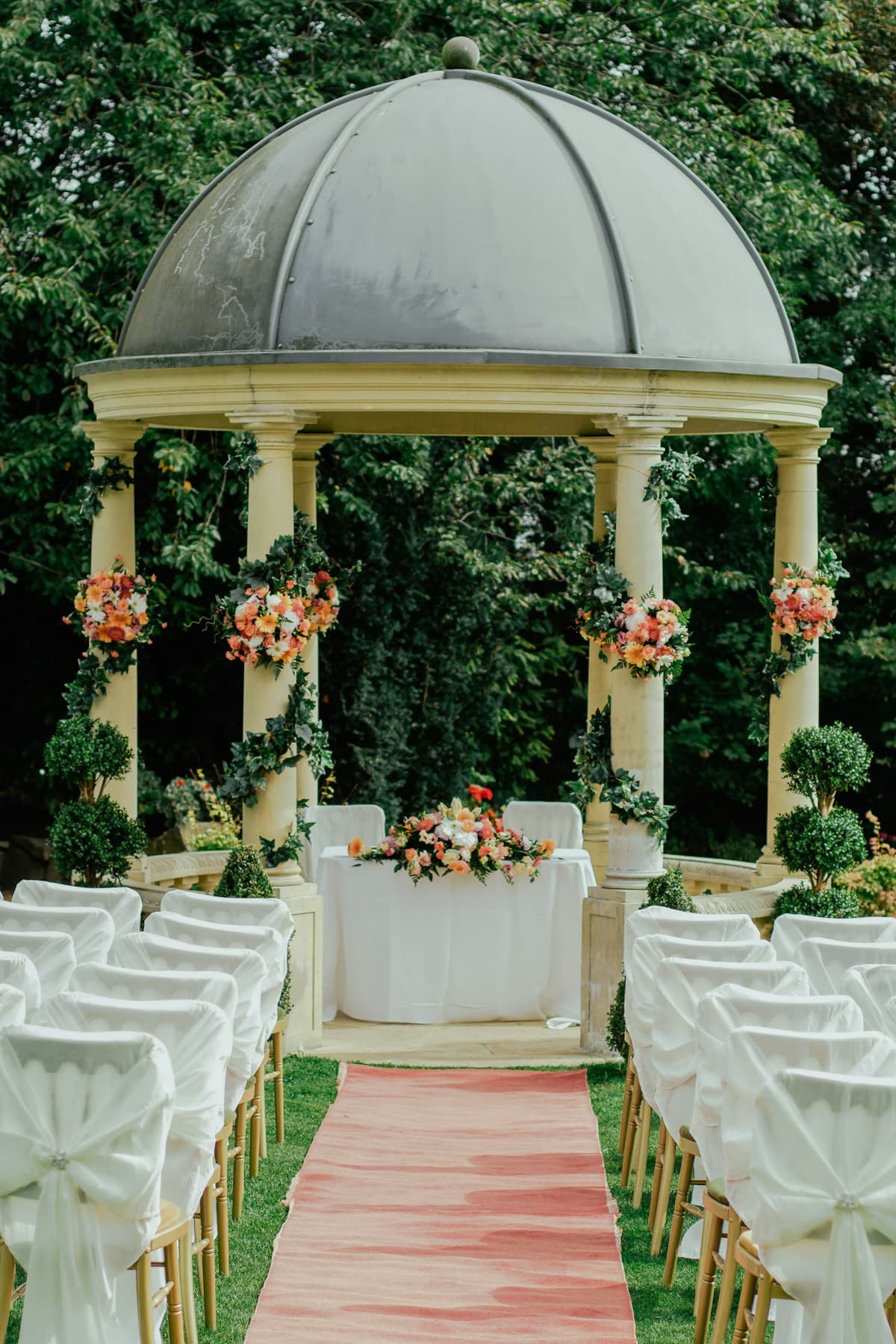 Wedding flowers and a celebration in the garden